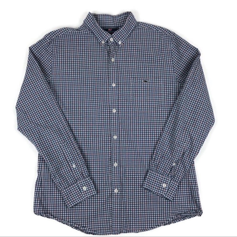 Vineyard Vines Slim Fit Tucker Shirt Mens Large